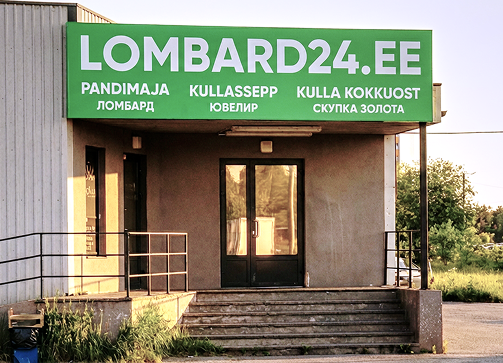 Kullan osto Lombard24-toimipisteessä