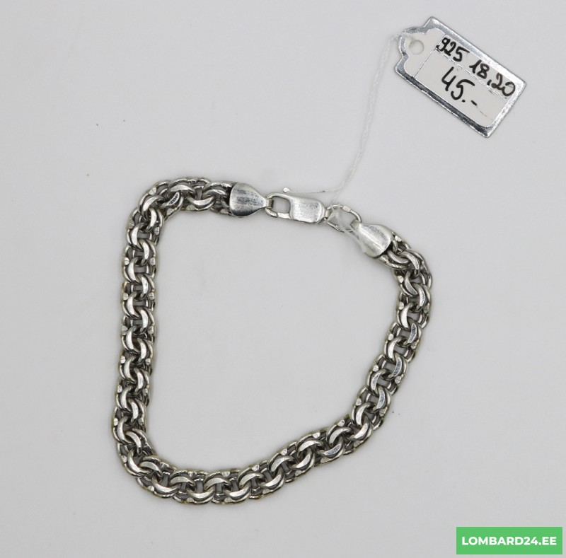Hõbekäekett 18,20g
