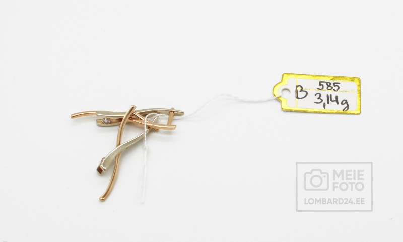Kuldkõrvarõngad 3,14g