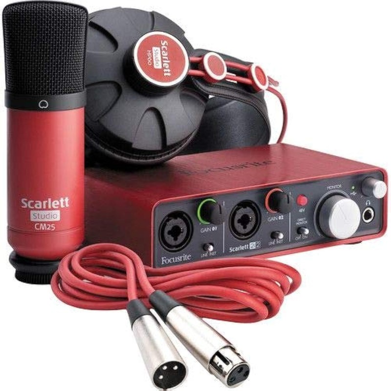 Scarlett Studio Complete Professional Recording Package