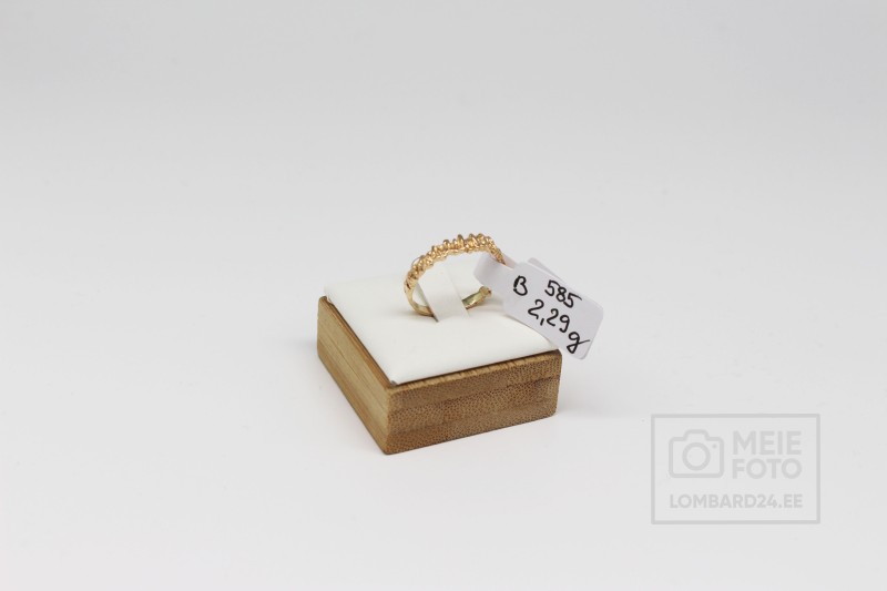 Kuldsõrmus 2,29g
