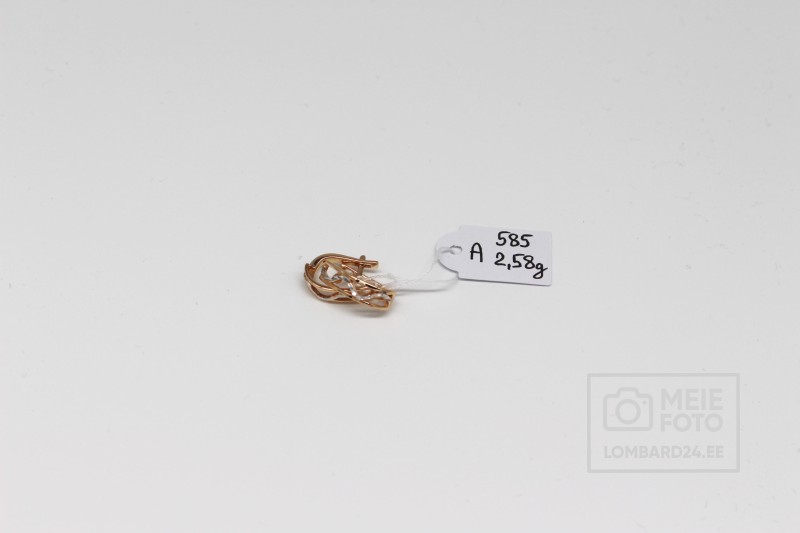 Kuldkõrvarõngad 2,58g