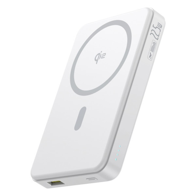 Baseus Airpow2 Qi2 magnetic powerbank 10000mAh 22.5W white