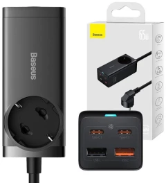 Baseus GaN3 Pro wall charger / powerstrip 2xUSB + 2xUSB-C + AC