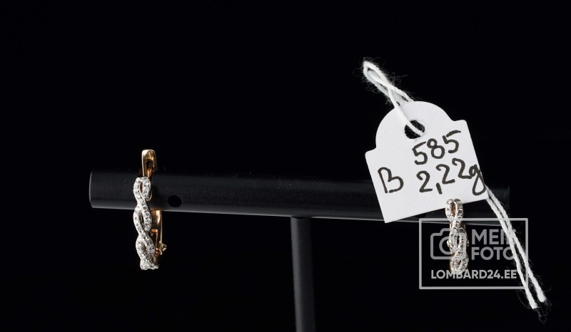 Kuldkõrvarõngad 2,22g