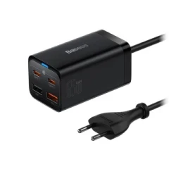 Baseus GaN3 Pro Desktop Fast Charger , 2x USB-C, 2x USB, 65W