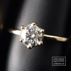 Kuldsõrmus teemandiga 1,07ct