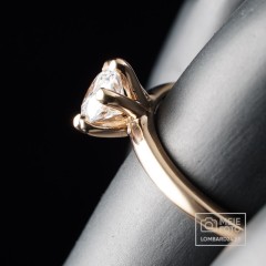 Kuldsõrmus teemandiga 0,54ct