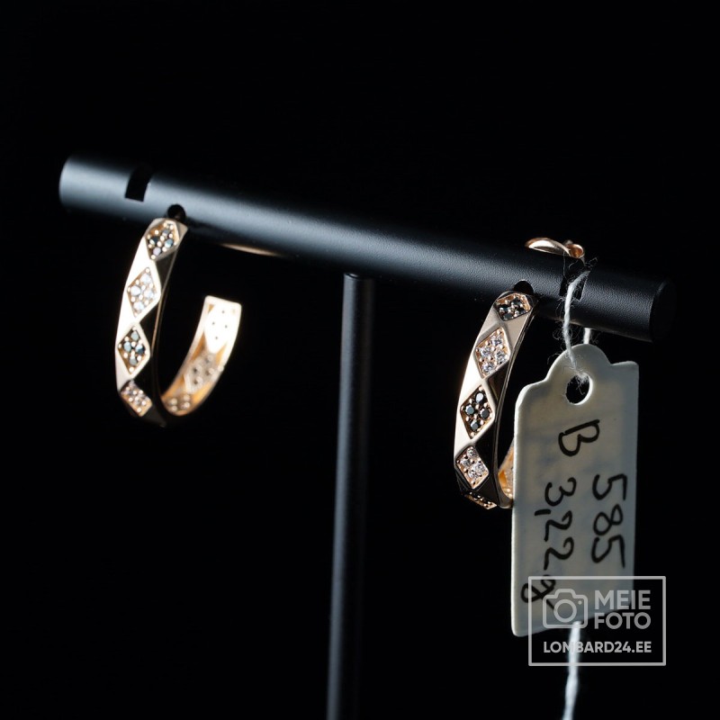 Kuldkõrvarõngad 3.22g