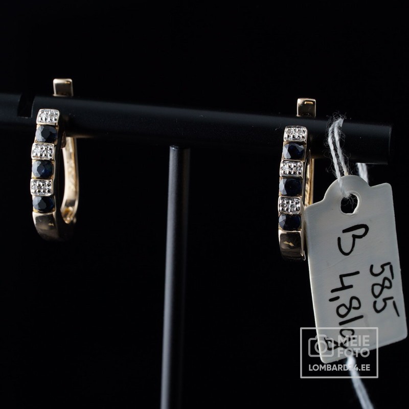 Kuldkõrvarõngad 4,81g