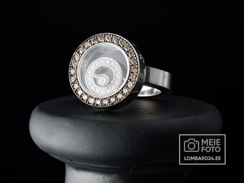 Chopard kuldsõrmus, teemantidega