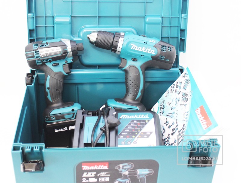Makita DLX2141AJ Taiskomplekt (DDF453, DTD152, DC18RC, 2 Akut, kohver)