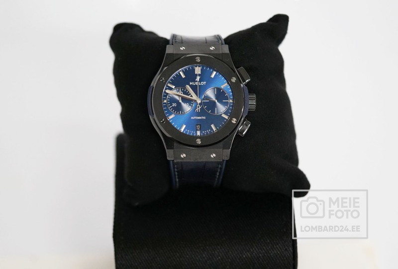 Hublot Classic Fusion Ceramic Blue Chronograph