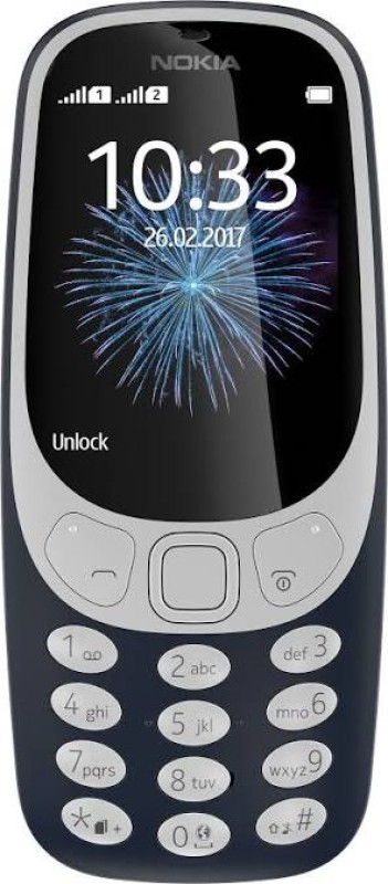 Mobiiltelefon Nokia 3310 2017 2.4" QVGA 2MP 16MB