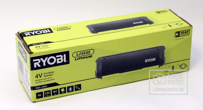 Ryobi 4V USB Lithium Kõlar