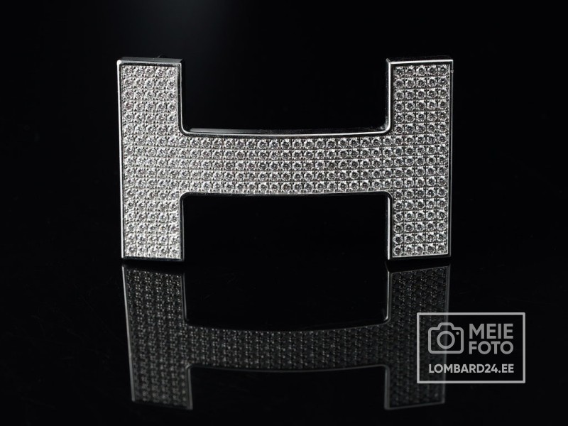 Hermes Belt H with Diamonds
