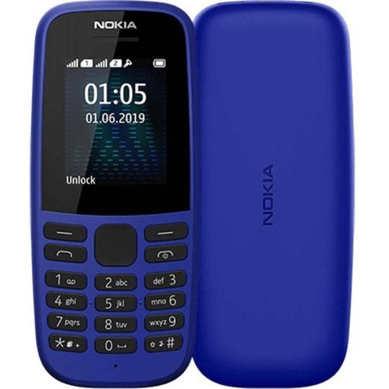 Mobiiltelefon Nokia 105 1.8 tolline ekraan 8MB mälu