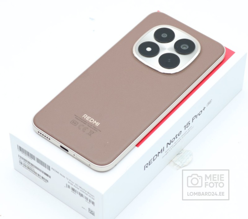 Mobiiltelefon Xiaomi Redmi Note 15 Pro Plus 256GB 8GB RAM