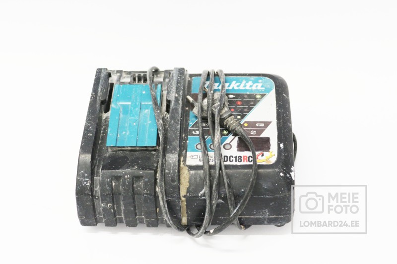 Laadija Makita DC18RC kiirlaadimine 7.2V-18V