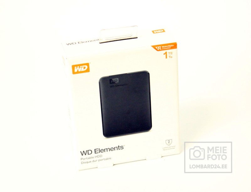 Väline kõvaketas WD Elements 1TB 2.5" must