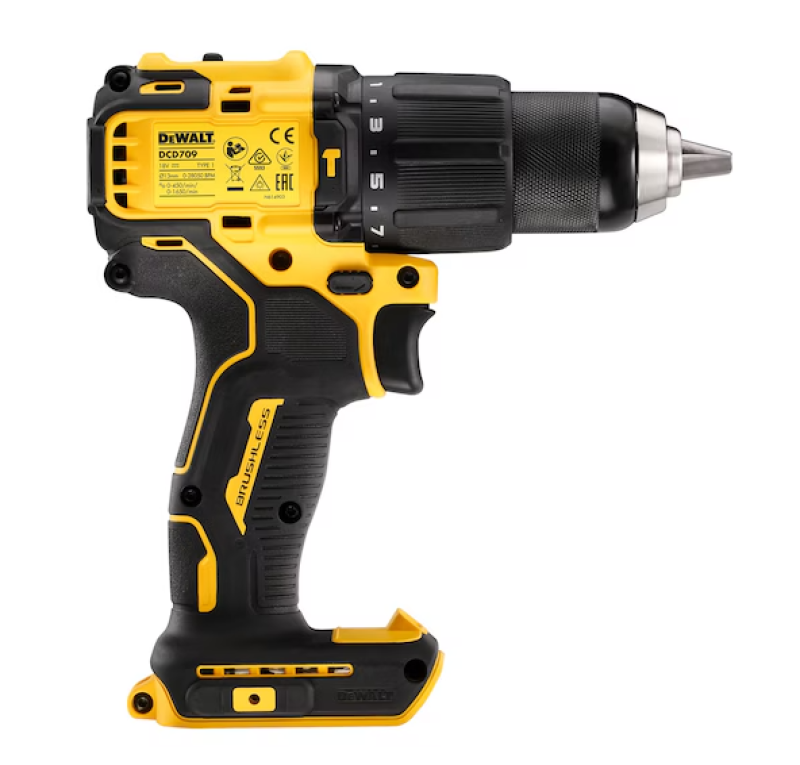 DeWalt DCD709 + 5.0Ah 18V Battery + DCB1104 Charger