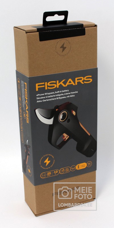 Oksakäärid Fiskars ePruner M bypass Sisseehitatud aku
