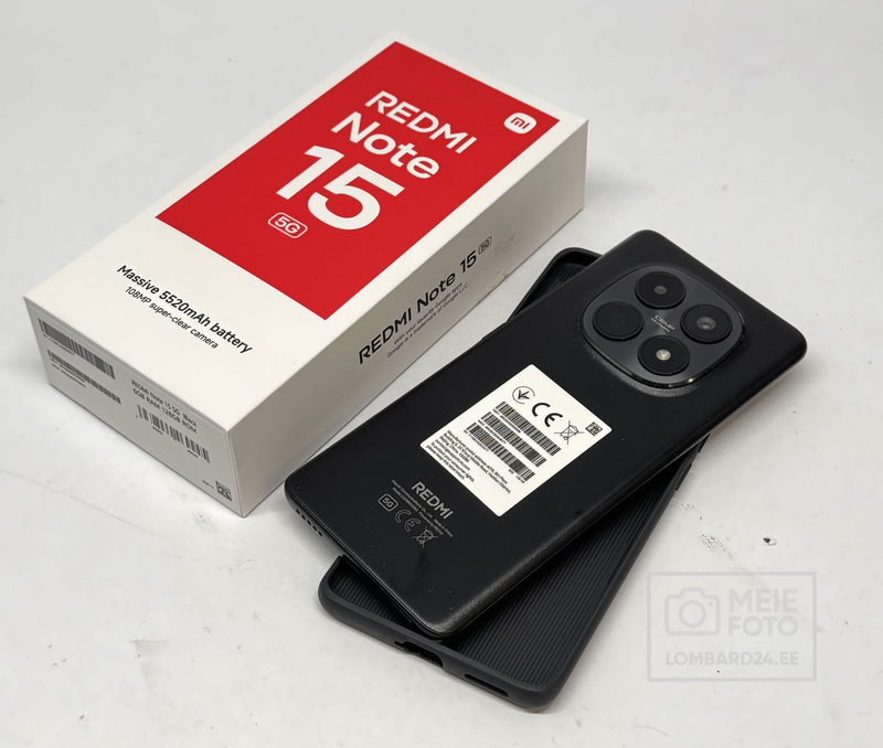 Mobiiltelefon Redmi Note 15 5G 128GB 108MP 5520mAh