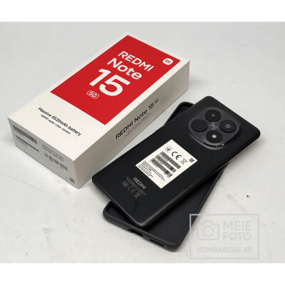 Mobiiltelefon Redmi Note 15 5G 128GB 108MP 5520mAh