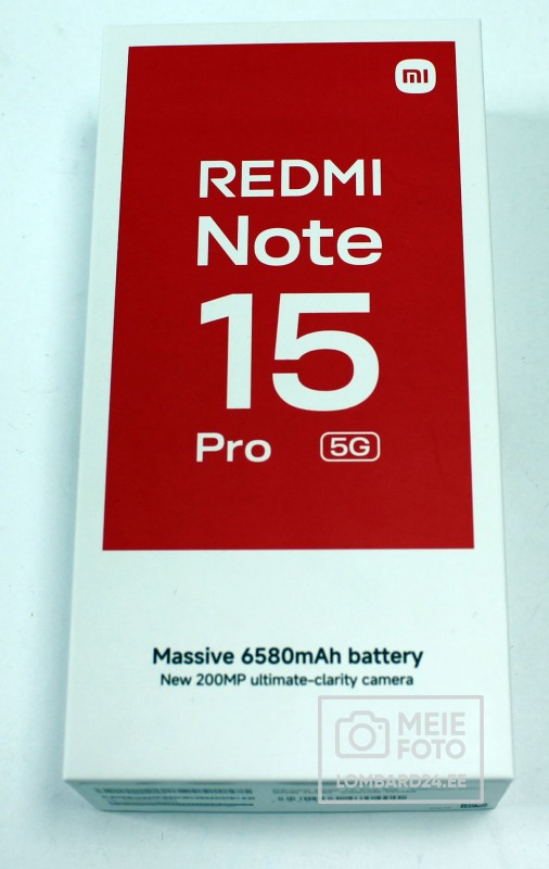 Mobiiltelefon Xiaomi Redmi Note 15 Pro 5G 256GB