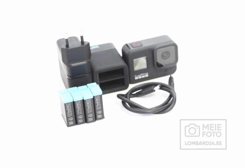 Kaamera GoPro 8 Black puutetundlik ekraan GP1 kiip