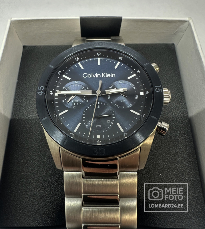 Meeste käekell Calvin Klein 25200556 teras sinine sihver