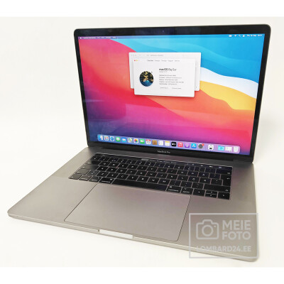Sülearvuti MacBook Pro (13-inch, 2019) 2.6GHz i7 256GB HD 16GB RAM 2400MHz