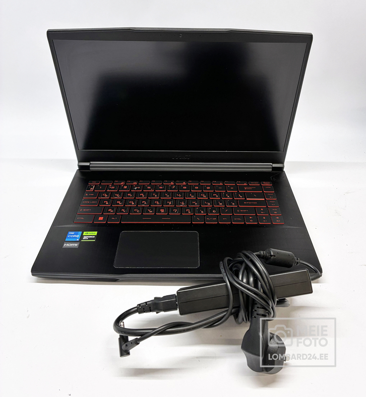 Sülearvuti MSI Thin GF63 12VE 16GB RAM 512GB SSD RTX 4050