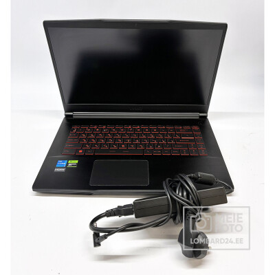 Sülearvuti MSI Thin GF63 12VE 16GB RAM 512GB SSD RTX 4050