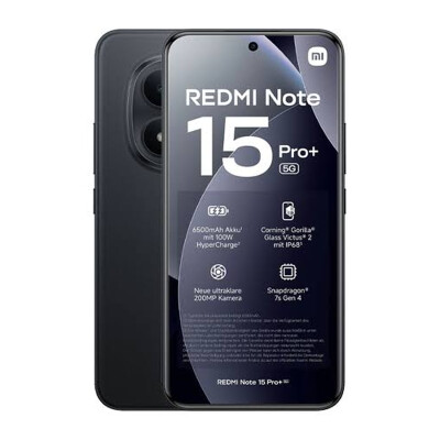 Mobiiltelefon Redmi Note 15 Pro+ 5G 256GB 6.83" AMOLED 120Hz