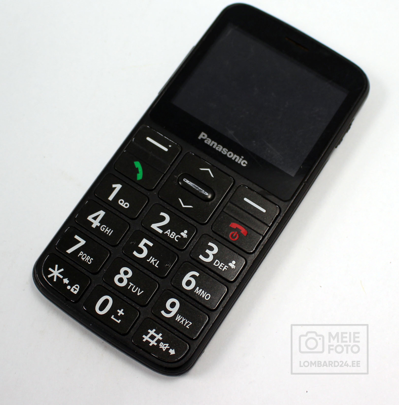 Mobiiltelefon Panasonic KX-TU160 suur ekraan, suured nupud, SOS