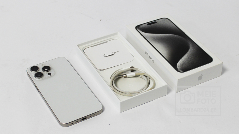 Mobiiltelefon iPhone 15 Pro Max 256GB 6,7-tolline titaan