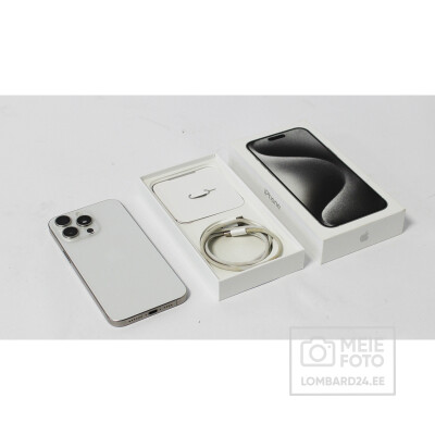 Mobiiltelefon iPhone 15 Pro Max 256GB 6,7-tolline titaan