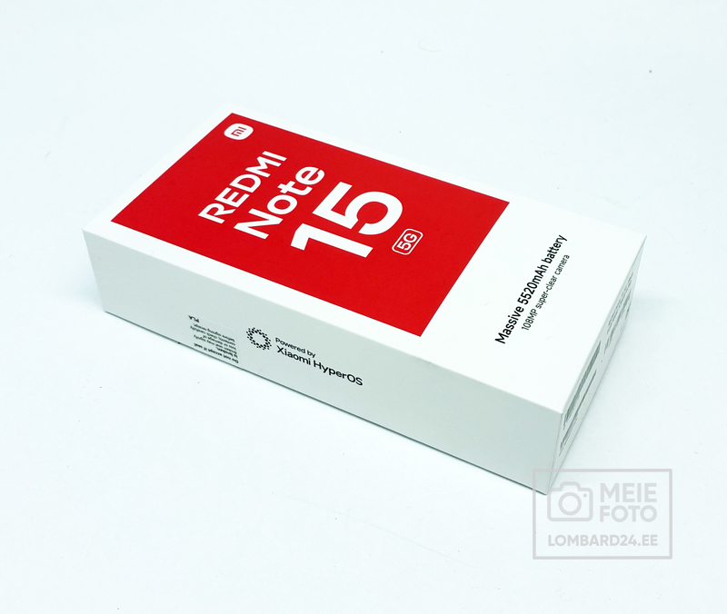 Mobiiltelefon Xiaomi Redmi Note 15 5g 128GB 6GB RAM