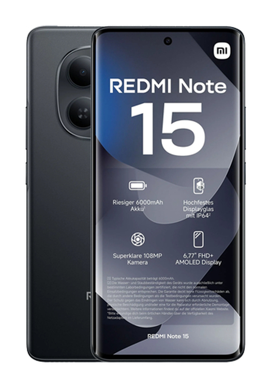 Mobiiltelefon Xiaomi Redmi Note 15 5g 128GB 6GB RAM