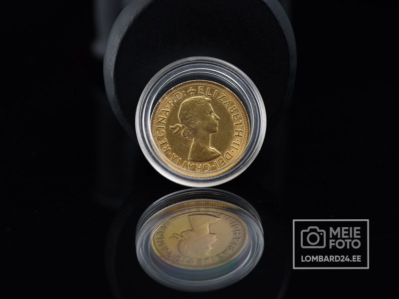 Münt 1965 Gold Sovereign Elizabeth II Young Head 916