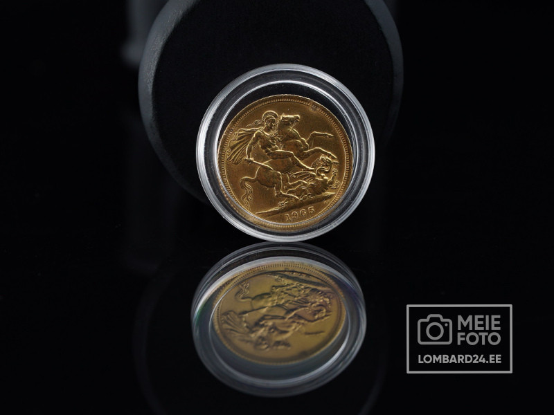 Münt 1965 Gold Sovereign Elizabeth II Young Head 916
