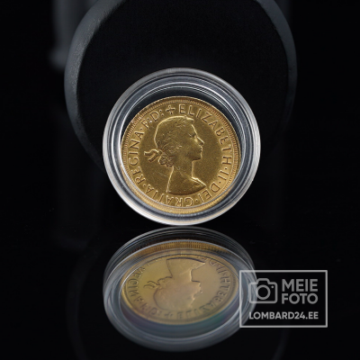 Münt 1965 Gold Sovereign Elizabeth II Young Head 916
