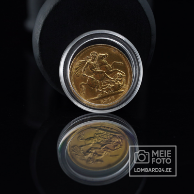 Münt 1965 Gold Sovereign Elizabeth II Young Head 916