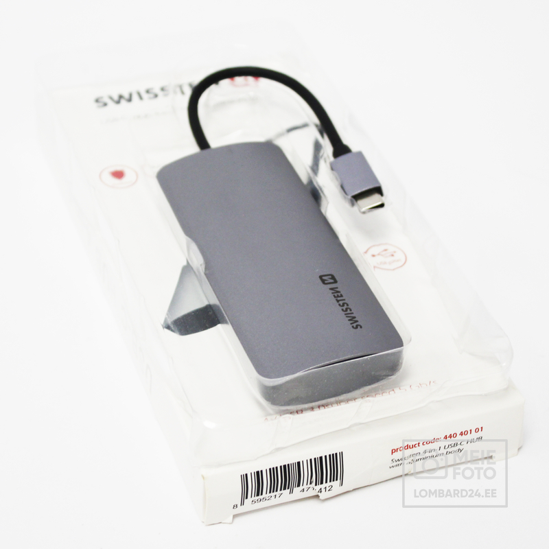 USB-jaotur Swissten 4in1 USB 3.0 Alumiinium