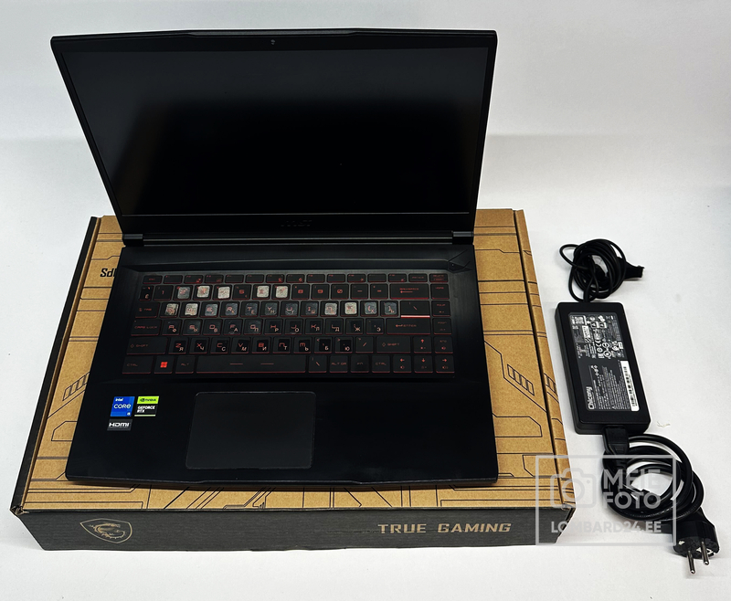 Sülearvuti MSI Thin GF63 16GB RAM 512GB SSD RTX 4050