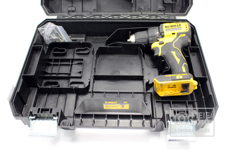 Trell DeWALT DCD708 18V XR 65 Nm 15+1 seadistust