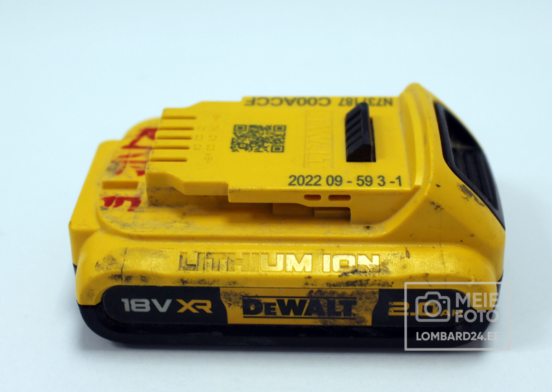 Aku Dewalt 2.0Ah 18V XR Li-ion