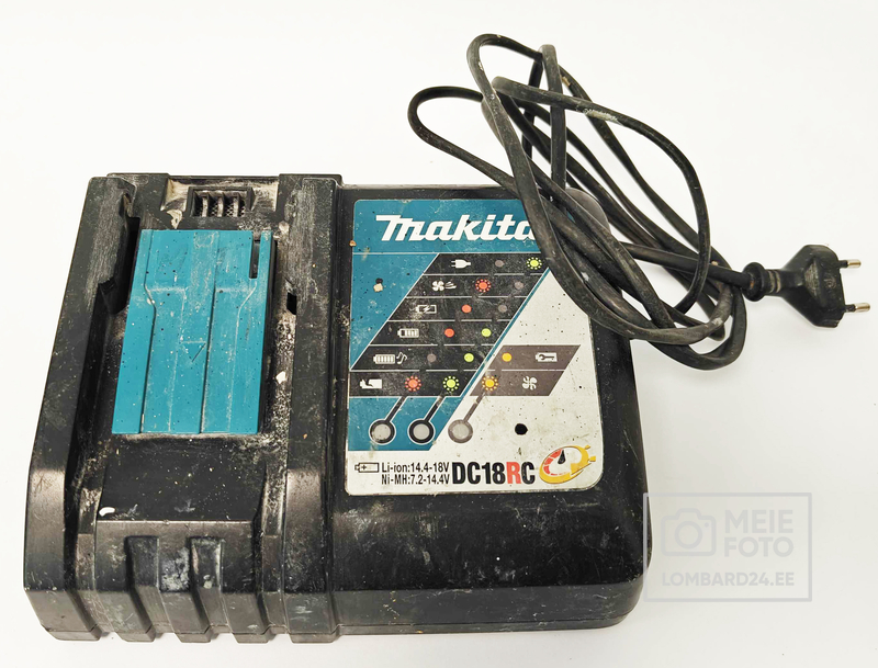 Laadija Makita DC18RC 18V Li-ION 6.0 Ah
