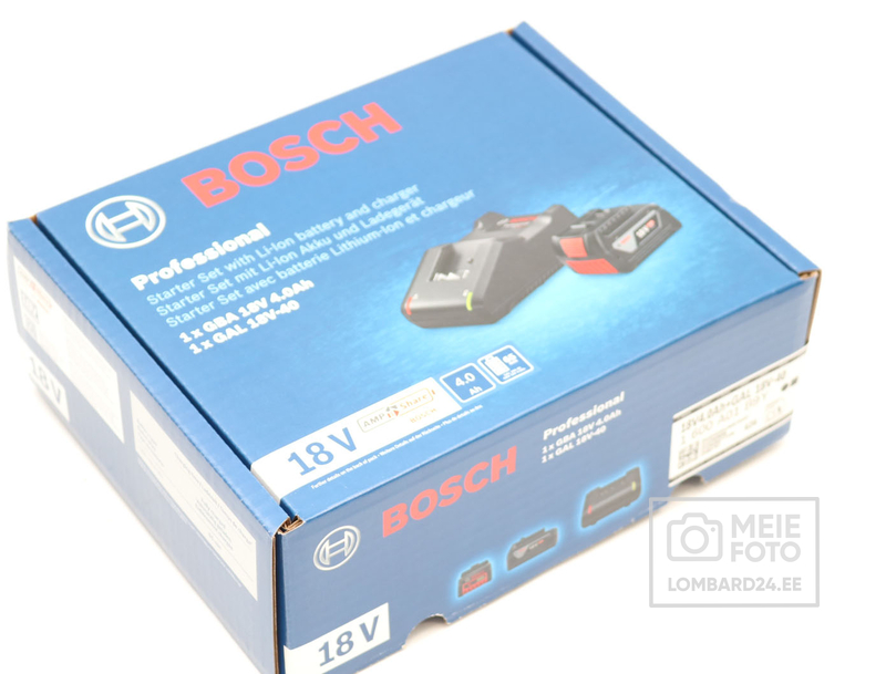 Tööriistabaterii Bosch GBA 18V 4.0Ah + GAL 18V-40